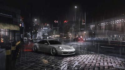 Need For Speed Porsche White Candy 4k