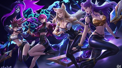 Kda League Of Legends 4k Арт