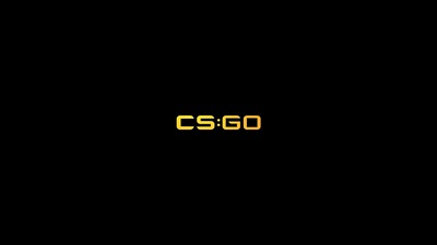 Counter Strike Global Offensive Минимальный логотип 4k