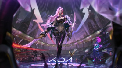 Kda Akali League Of Legends FantasyArt 4k