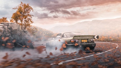 Forza Horizon 4 Mazda 4k дрейфует