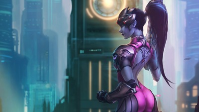 Фан-арт Widowmaker 4k