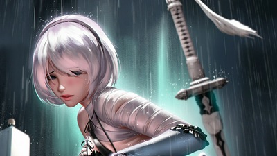 2b Nier Automata Art 4k