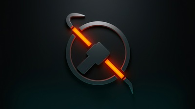 Логотип Half Life 4k