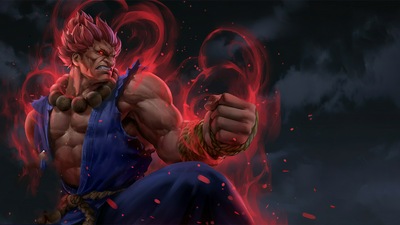 Художественное оформление Akuma Street Fighter 4k