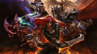Баннер League Of Legends Art 4k