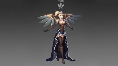 Фан-арт Mercy Overwatch 5k