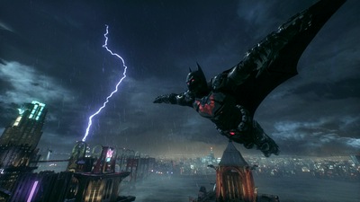 Бэтмен прыгает