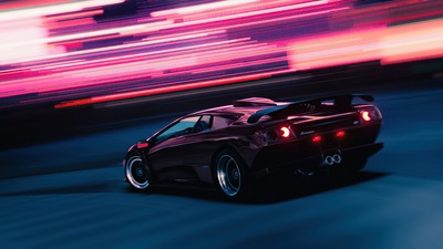 Gran Turismo Sport Synthwave 4k