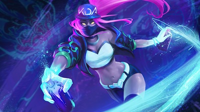 Художественное оформление Kda Akali League Of Legends 4k