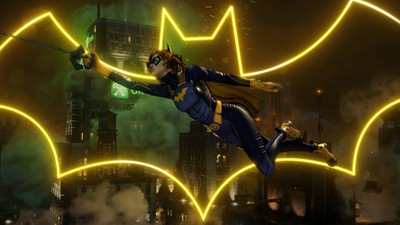 Логотип Batgirl Gotham Knights 4k