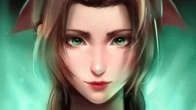 Фан-арт Aerith FF7 4k