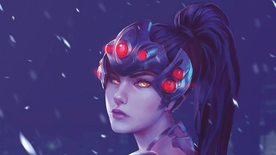 Дизайн персонажа Widowmaker 4k