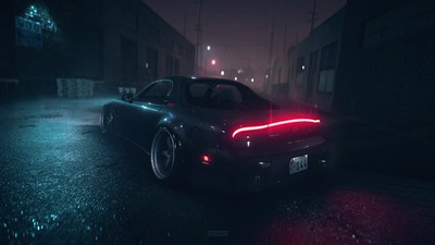 Mazda Rx7 Need For Speed Rain 4k