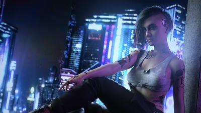 Джуди Альварес из игры Cyberpunk 2077 4k