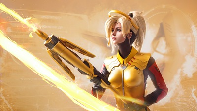 Удивительное милосердие Overwatch 4k