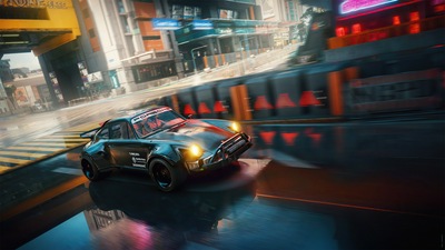 Porsche Cyberpunk 2077 5k