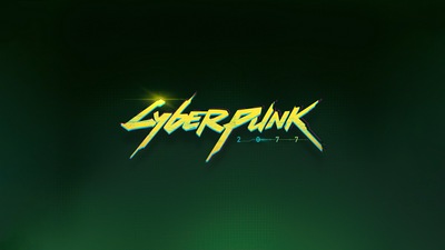 Логотип Cyberpunk 2077 5k