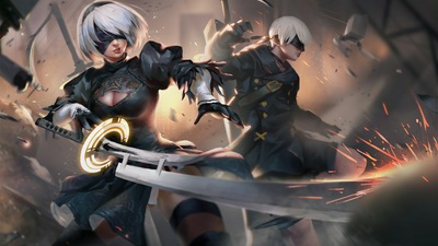 Автоматы Nier 2b и 9s