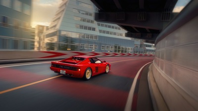 Ferrari Testarossa в Токио Gran Turismo 7 5k