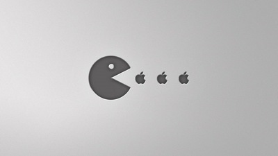 Минимализм Pacman Apple