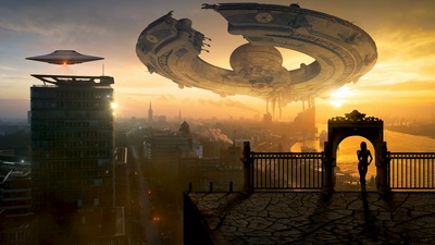 Космический корабль Фэнтези Scifi World 5k