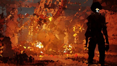 Абстрактная Художественная Геометрия Человека
