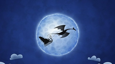 Облачный Дракон Луна Санта