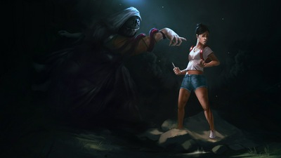 Опасная игра Девушка-Призрак Художественное произведение