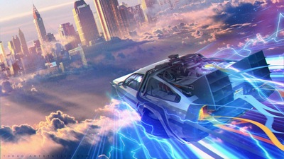 Назад в будущее Художественное произведение DMC DeLorean