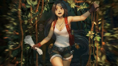 Разведка Девушка с длинными волосами