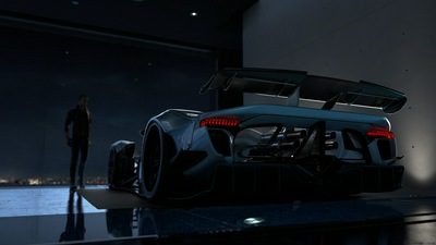 Супер Спортивный Автомобиль в Выставочном зале