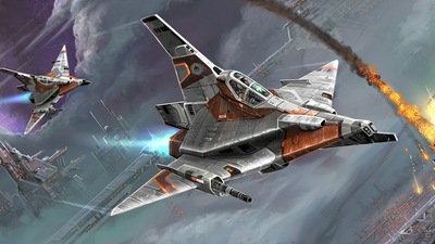 Planes Wars Scifi Цифровое искусство 10k