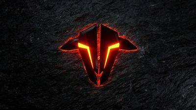 Светящийся красный корабль из лавы