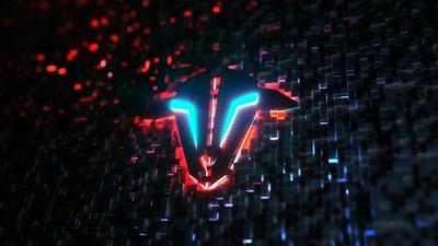 Синий светящийся корабль, заложенный кирпичом