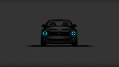 Ford Mustang Минималистичный темный