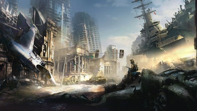 Разрушенный город