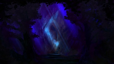 Освещенный луной