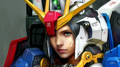 Z Gundam Девушка