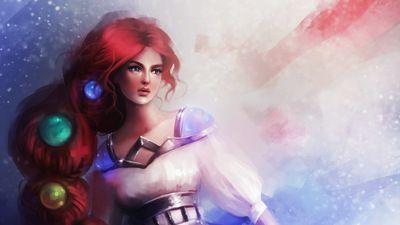 Девушка с длинными Пышными волосами