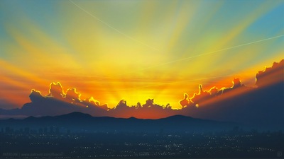 Городской закат