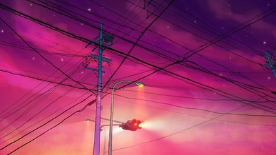 Линии электропередач 4k