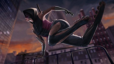 Фигуристая девушка