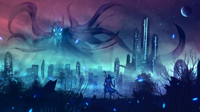 Монстр с щупальцами 4k