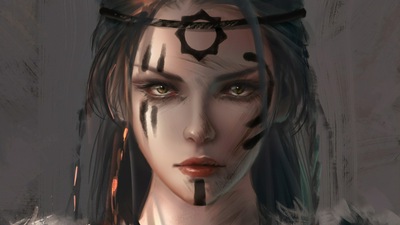 Девушка-викинг 4k