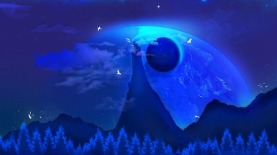 Космические облака Галактика Туманность Планета