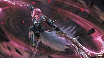 Меч девушки-воина 4k