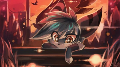 Ворона-Светлячок и Закат