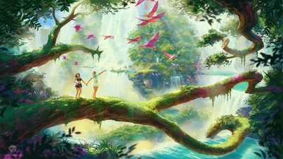 Королевские деревья падают 4k