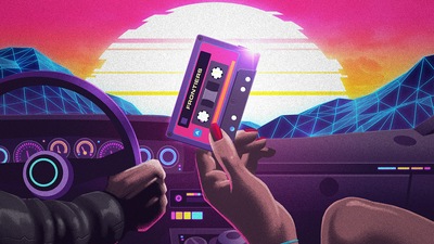 Воспроизвести эту кассету Retrowave